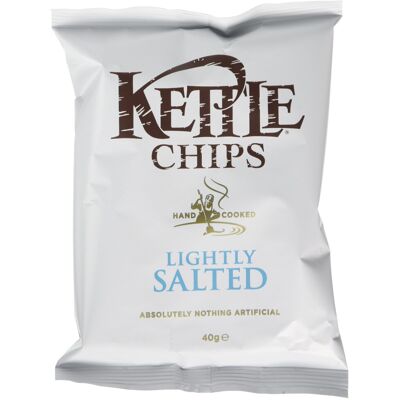 Kettle Chips Lightly Salted 40 g (Pack of 18) Kettle Chips Lightly Salted 40 g (Pack of 18)