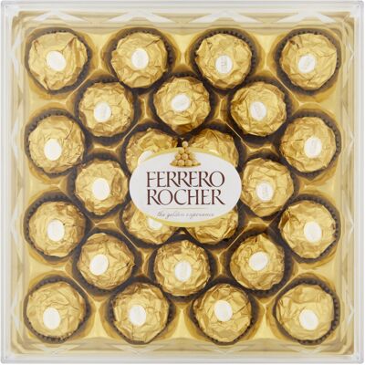 FERRERO ROCHER 24 PIECES 300g CHOCOLATES BOX FERRERO ROCHER 24 PIECES 300g CHOCOLATES BOX