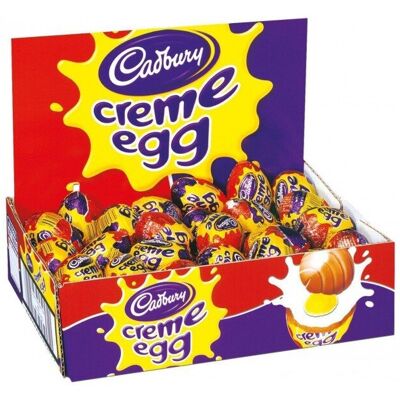 Cadbury Full Box of 48 Creme Eggs - Chocolate Eggs Cadbury Full Box of 48 Creme Eggs - Chocolate Eggs