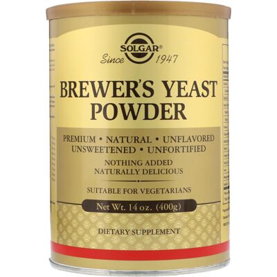 Solgar Brand Brewer's Yeast Powder - Dietary Supplement - 14 oz (Pack of 6) - Product Type: Yeast Powder Solgar Brand Brewer's Yeast Powder - Dietary Supplement - 14 oz (Pack of 6) - Product Type: Yeast Powder