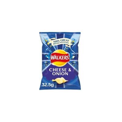 Walkers Cheese & Onion Crisps 32.5g (32 x 32.5g) Walkers Cheese & Onion Crisps 32.5g (32 x 32.5g)