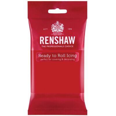 Renshaw - ReadyRoll Fondant Icing - Poppy Red - Fondant Icing Renshaw - ReadyRoll Fondant Icing - Poppy Red - Fondant Icing