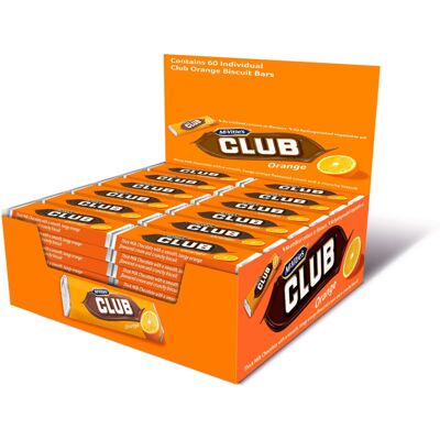 McVities Club Orange Chocolate Bars - 1x60 McVities Club Orange Chocolate Bars - 1x60