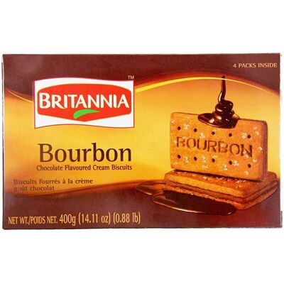 Britannia - Bourbon - 400g - Family Pack - Cookies Britannia - Bourbon - 400g - Family Pack - Cookies