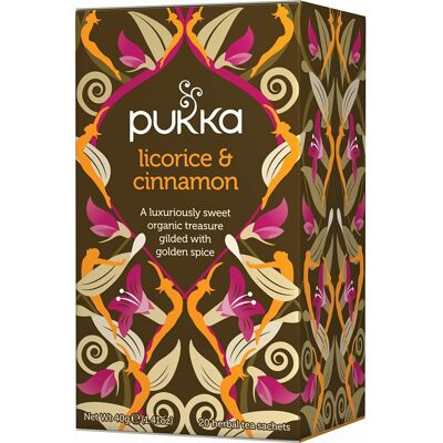 Pukka - Licorice & Cinnamon - Organic - Herbal Tea Pukka - Licorice & Cinnamon - Organic - Herbal Tea