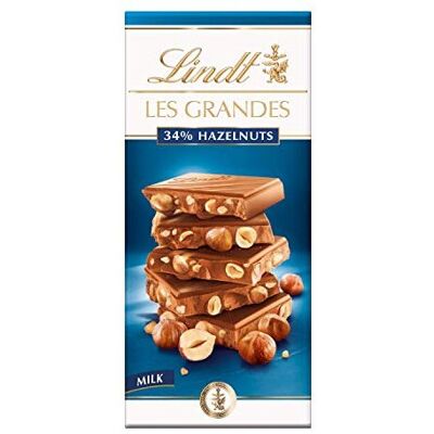 Lindt - Les Grandes Milk Hazelnut Bar - Hazelnut Lindt - Les Grandes Milk Hazelnut Bar - Hazelnut