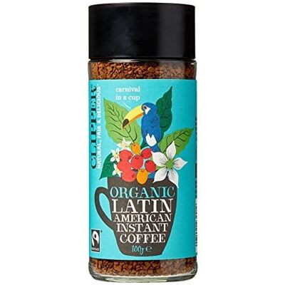 Clipper - Latin American Organic Instant Coffee - 6 x 100g Clipper - Latin American Organic Instant Coffee - 6 x 100g