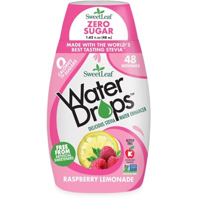 SweetLeaf WaterDrops Raspberry Lemonade, 1.62 Ounce - Gluten-Free Beverage Flavo SweetLeaf WaterDrops Raspberry Lemonade, 1.62 Ounce - Gluten-Free Beverage Flavo