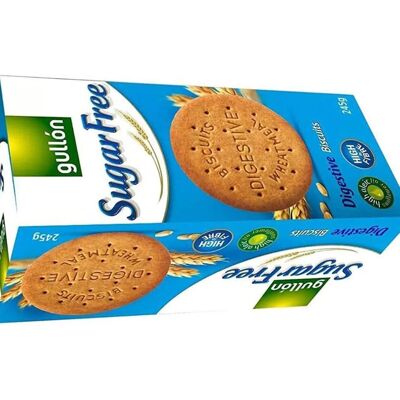 Gullon Sugar Free Digestives Biscuits 245g (Pack of 6) Gullon Sugar Free Digestives Biscuits 245g (Pack of 6)