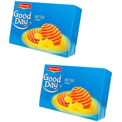 (Pack of 2) Britannia Good day Biscuits Butter Cookies 216g (Pack of 2) Britannia Good day Biscuits Butter Cookies 216g