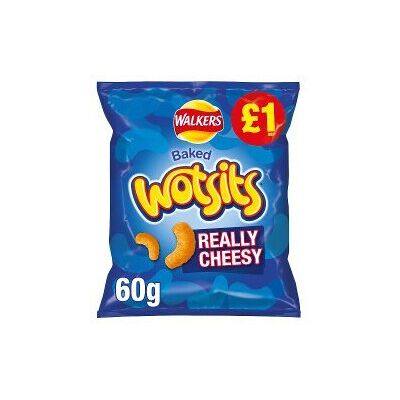Walkers Wotsits Cheese Snacks 60g (Pack of 15) Walkers Wotsits Cheese Snacks 60g (Pack of 15)