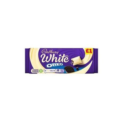 Cadbury White Oreo Chocolate Bar 120g (Pack of 17) Cadbury White Oreo Chocolate Bar 120g (Pack of 17)