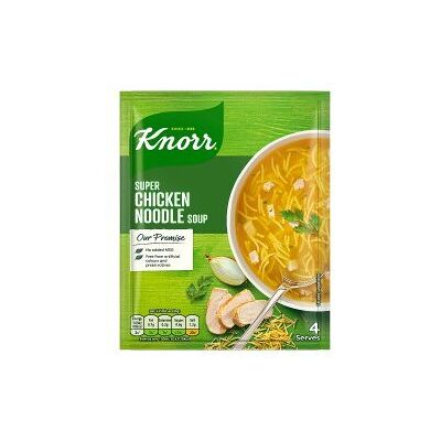 Knorr Super Chicken Noodle Soup Mix 51 g (Pack of 12) Knorr Super Chicken Noodle Soup Mix 51 g (Pack of 12)