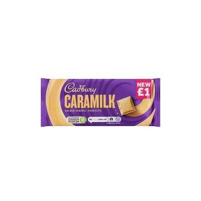 Cadbury Caramilk Golden Caramel Chocolate Bar 80g (Pack of 26) Cadbury Caramilk Golden Caramel Chocolate Bar 80g (Pack of 26)