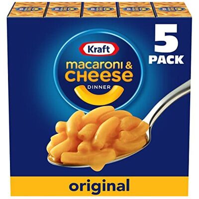 Kraft Mac & Cheese 7.25 Oz, 5 Ct Kraft Mac & Cheese 7.25 Oz, 5 Ct