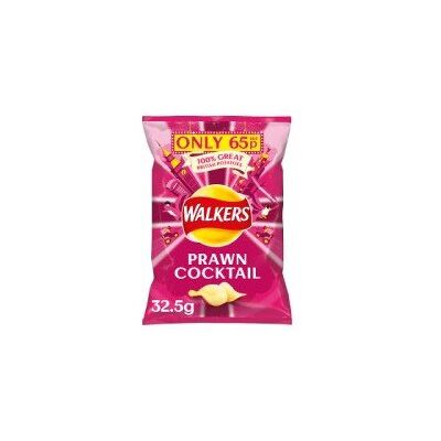 Walkers Prawn Cocktail Crisps 32.5g (32 x 32.5g) Walkers Prawn Cocktail Crisps 32.5g (32 x 32.5g)