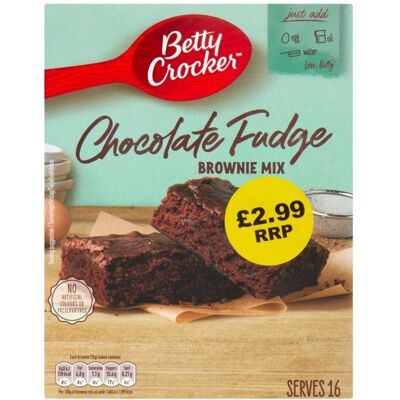 Betty Crocker Chocolate Fudge Brownie Mix 415g (Pack of 4) Betty Crocker Chocolate Fudge Brownie Mix 415g (Pack of 4)