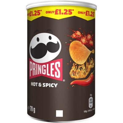 Pringles Hot & Spicy 70g (Pack of 12) Pringles Hot & Spicy 70g (Pack of 12)
