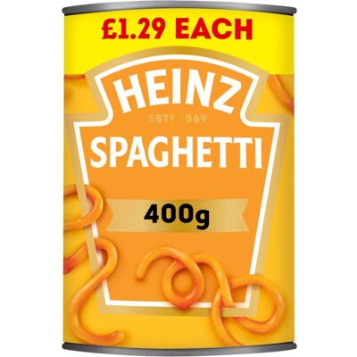 Heinz Spaghetti 400g (Pack of 24) Heinz Spaghetti 400g (Pack of 24)
