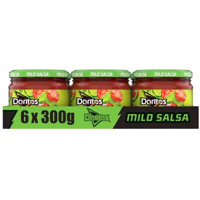 Walkers Doritos Mild Salsa Sharing Dip Tray 300g (Pack of 6) Walkers Doritos Mild Salsa Sharing Dip Tray 300g (Pack of 6)
