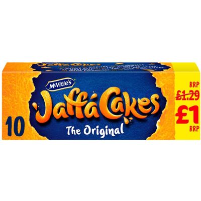 McVities McVitie's Jaffa Cakes Original Biscuits 122g (Pack of 8) McVities McVitie's Jaffa Cakes Original Biscuits 122g (Pack of 8)