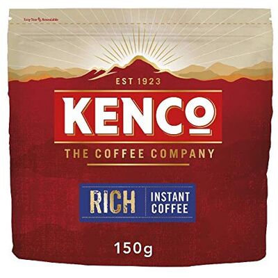 Kenco - Rich Instant Coffee Refill 150g - Pack of 6 x 150g Kenco - Rich Instant Coffee Refill 150g - Pack of 6 x 150g