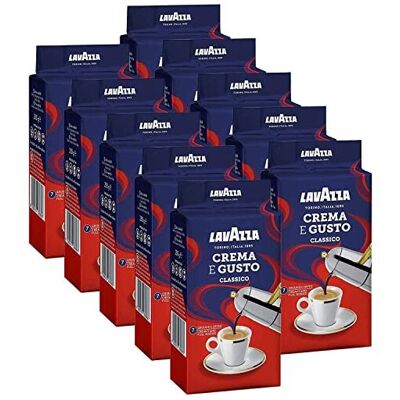 Lavazza - Crema e Gusto - 250g - 10 packs - Ground coffee Lavazza - Crema e Gusto - 250g - 10 packs - Ground coffee