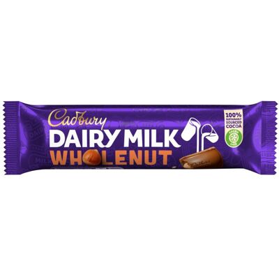 Cadbury Dairy Milk Whole Nut Chocolate Bar 45g ( pack of 48 ) Cadbury Dairy Milk Whole Nut Chocolate Bar 45g ( pack of 48 )