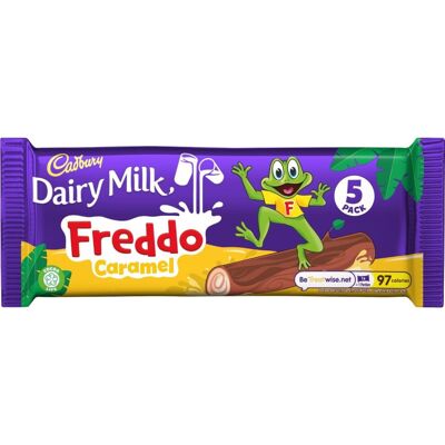 Cadbury Dairy Milk Freddo Caramel Chocolate Bar 5Pack97.5g(pack of 30) Cadbury Dairy Milk Freddo Caramel Chocolate Bar 5Pack97.5g(pack of 30)