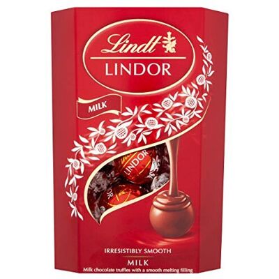 Lindt - Lindor Milk Chocolate Truffles Box - 200 g - Chocolates Lindt - Lindor Milk Chocolate Truffles Box - 200 g - Chocolates