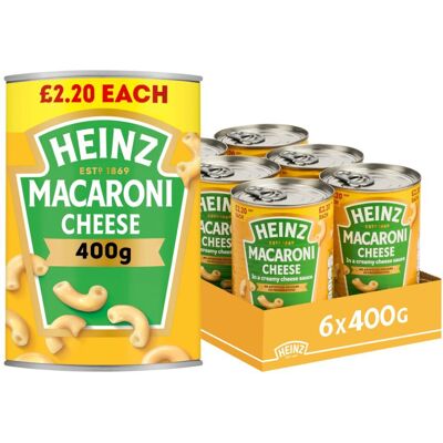 Heinz Macaroni Cheese 400g ( Pack of 6 ) Heinz Macaroni Cheese 400g ( Pack of 6 )