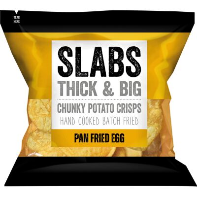 Slabs Crisps Slabs Pan Fried Egg Thick & Big Chunky Crisps 14 x 80g Packs Slabs Crisps Slabs Pan Fried Egg Thick & Big Chunky Crisps 14 x 80g Packs
