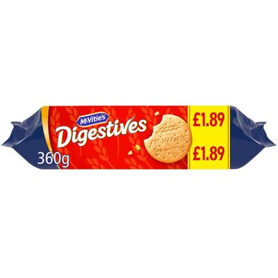 McVitie's - Digestives - 360g - 12 Pack - Biscuit McVitie's - Digestives - 360g - 12 Pack - Biscuit