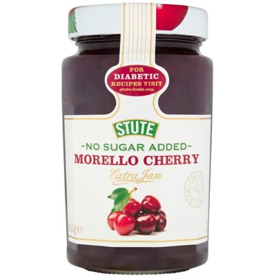 Stute No Sugar Added Morello Cherry Extra Jam 430g ( pack of 6 ) Stute No Sugar Added Morello Cherry Extra Jam 430g ( pack of 6 )