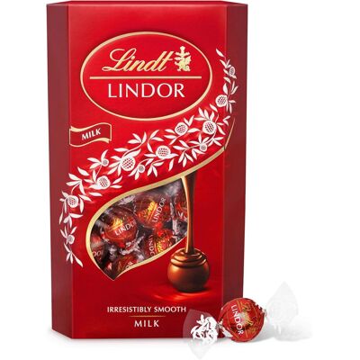 Lindt Lindor Milk Chocolate Truffles Box Extra Large Approx 48 balls 600 g Choco Lindt Lindor Milk Chocolate Truffles Box Extra Large Approx 48 balls 600 g Choco