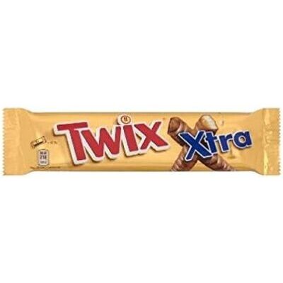 Twix Xtra Chocolate Biscuit Twin Bars 75g ( Pack of 24 ) Twix Xtra Chocolate Biscuit Twin Bars 75g ( Pack of 24 )