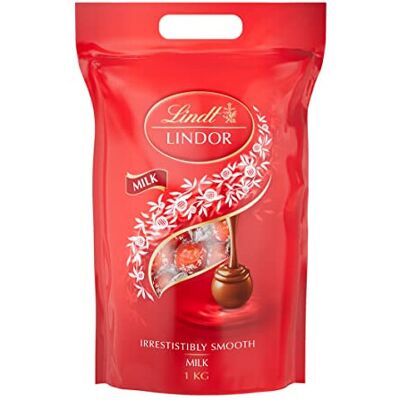 Lindt Lindor Milk Chocolate Truffles - 80 Balls - 1kg - Chocolate Lindt Lindor Milk Chocolate Truffles - 80 Balls - 1kg - Chocolate