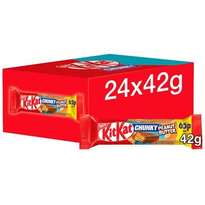 KitKat - Chunky Peanut Butter - Chocolate Bar KitKat - Chunky Peanut Butter - Chocolate Bar