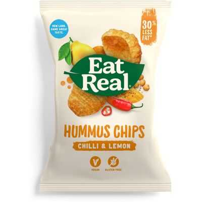 Eat Wholesome Food Co.Eat Wholesome Food Co. Eat Real Hummus Chilli & Lemon 110g (Pack of 10) Eat Wholesome Food Co.Eat Wholesome Food Co. Eat Real Hummus Chilli & Lemon 110g (Pack of 10)