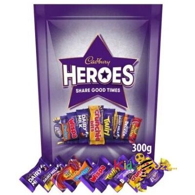 Cadbury Heroes Chocolate Box 300g (Pack of 2) Cadbury Heroes Chocolate Box 300g (Pack of 2)