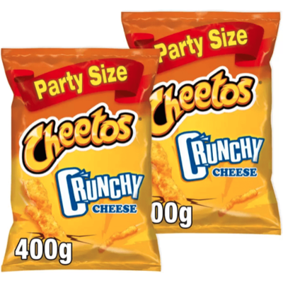 Walkers Cheetos Crunchy Cheese - 400g - 2er-Pack - Snack Walkers Cheetos Crunchy Cheese - 400g - 2er-Pack - Snack