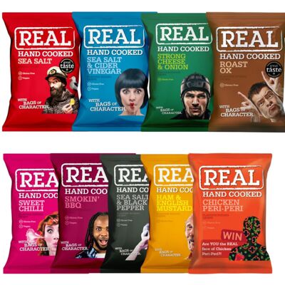 Real Techniques Real Crisps Mixed Case 24x35g Real Techniques Real Crisps Mixed Case 24x35g