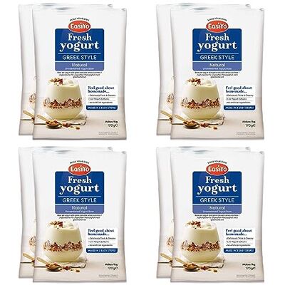 Greek Style EasiYo Yogurt 8 Sachet Pack Each Sachet Makes 1KG Yoghurt Greek Style EasiYo Yogurt 8 Sachet Pack Each Sachet Makes 1KG Yoghurt