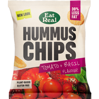 Eat Wholesome Food Co.Eat Wholesome Food Co. EAT REAL Hummus Chips - Tomato & Basil 22g (Pack of 24) Eat Wholesome Food Co.Eat Wholesome Food Co. EAT REAL Hummus Chips - Tomato & Basil 22g (Pack of 24)