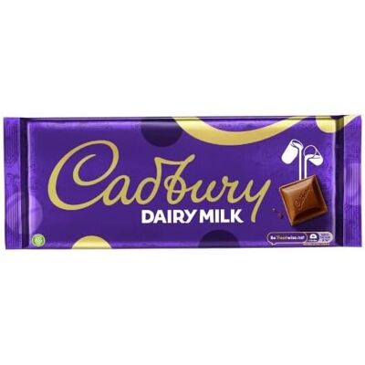 (Pack Of 4) Cadbury Dairy Milk Chocolate Bar Large 360G (Pack Of 4) Cadbury Dairy Milk Chocolate Bar Large 360G