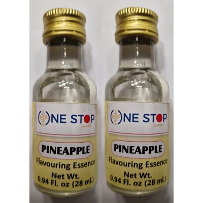ONE STOP DEALERS (Pack of 2) Food Essence Pineapple 28ml-Flavor Baking, Dessert ONE STOP DEALERS (Pack of 2) Food Essence Pineapple 28ml-Flavor Baking, Dessert