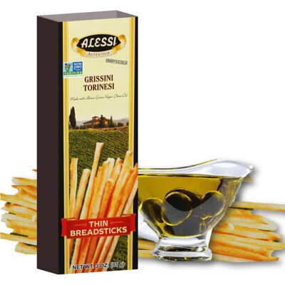 Alessi Imported Breadsticks with Extra Virgin Olive Oil (Pack of 12) Alessi Imported Breadsticks with Extra Virgin Olive Oil (Pack of 12)
