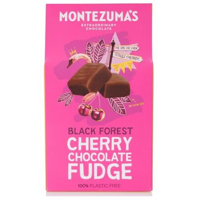 Montezuma's Chocolates Montezuma's Black Forest Chocolate Fudge Carton 150g Montezuma's Chocolates Montezuma's Black Forest Chocolate Fudge Carton 150g