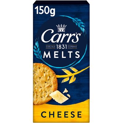 KidzBuzz (Pack Of 2) Carr's Melts Cheese Crackers 150g KidzBuzz (Pack Of 2) Carr's Melts Cheese Crackers 150g