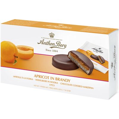 Anthon Berg apricot in brandy marzipan in dark chocolate Anthon Berg apricot in brandy marzipan in dark chocolate